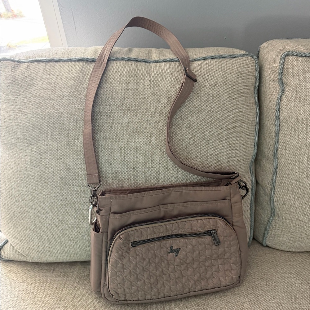 Lugz Brown Quilted Shoulder Bag